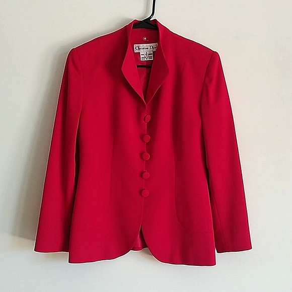 Christian Dior Red Blazer 8